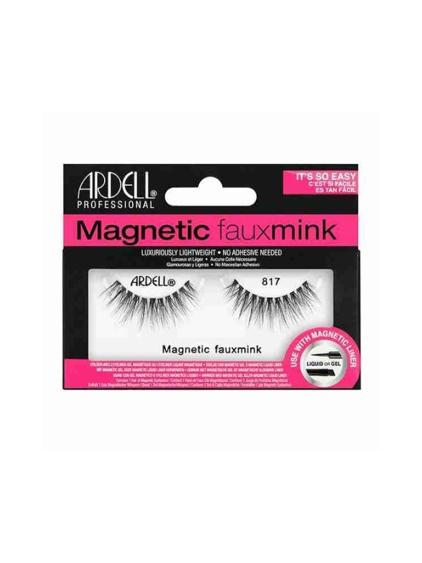 Ardell Magnetische Faux Mink Wimpers op strip /817/ Black 1 paar