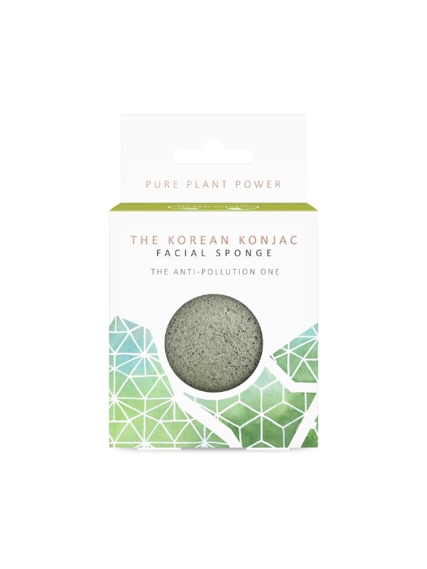 The Korean Konjac Sponge Company Tourmaline Konjac Sponge 1 piece