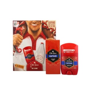 Old Spice Capitan Gift Set: Aftershave balm 100 ml and Antiperspirant stick 50 ml