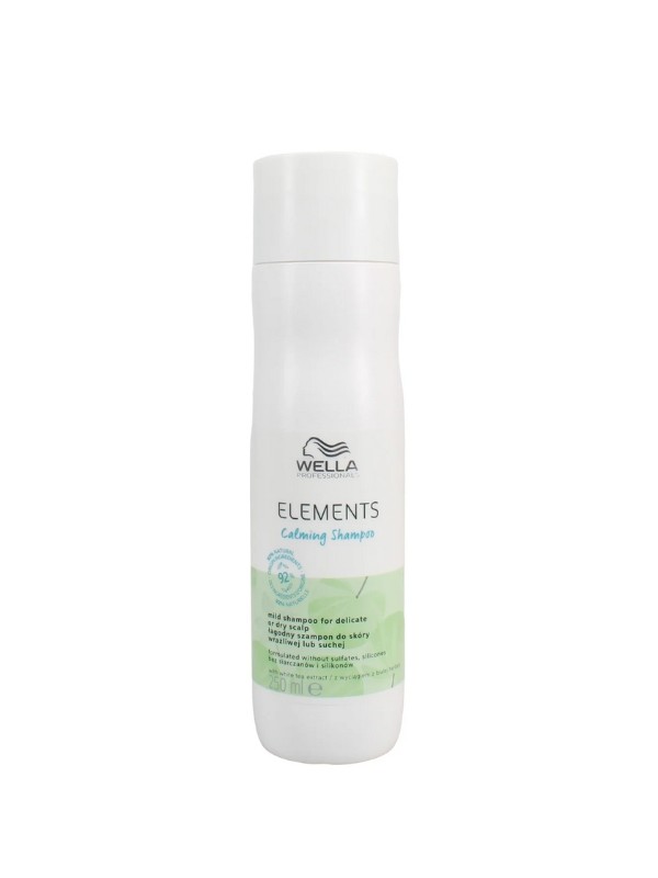 Wella Professionals Elements milde shampoo voor de gevoelige of droge huid 250 ml