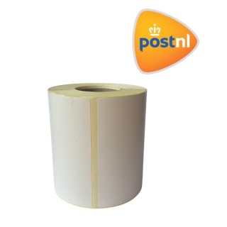 Транспортна етикетка Post.NL біла, 102 мм х 150 мм, 300 етикеток в рулоні, серцевина 25 мм, термо ECO , міцна 1 шт.