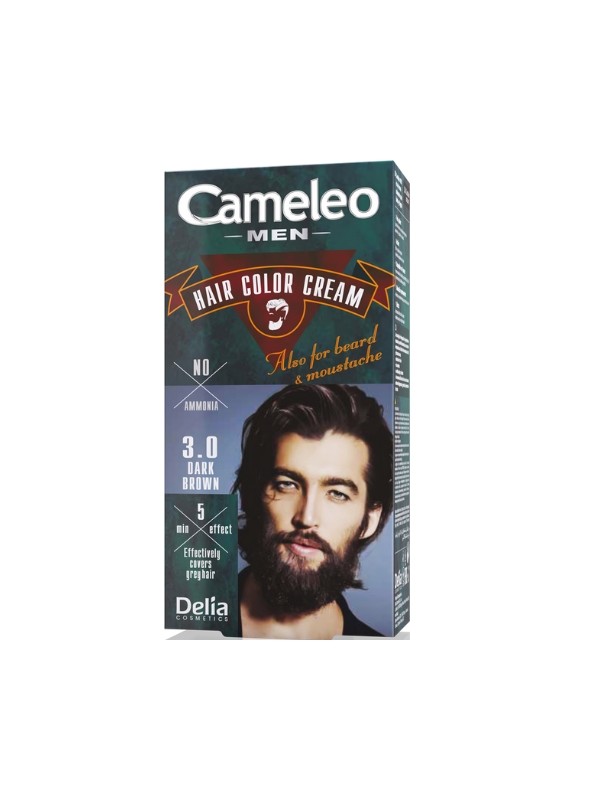 Delia Cameleo Men Haar- en baardverf voor mannen /3.0/ Dark Brown ml