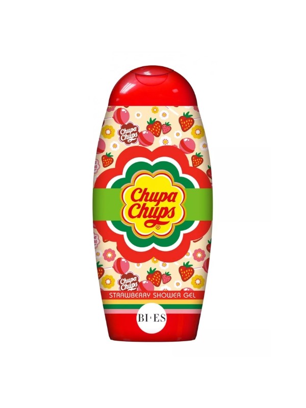 BI-ES Chupa-Chups 2in1 Shampoo & Shower Gel Strawberry 250 ml