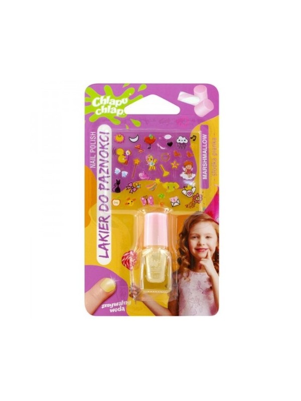 Chlapu Chlap Mashmallow Nail polish Yellow 2 ml