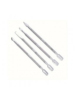 Set of 4 Silver cuticle...