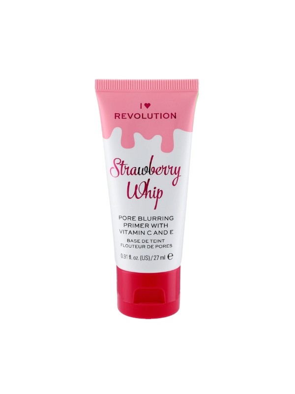 Makeup Revolution I Heart Makeup маскує пори База під макіяж Strawberry Whip 27 мл