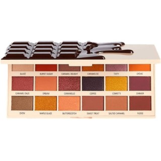 Makeup Revolution I Heart Palette van 18 Chocolate Caramel Nudes oogschaduws