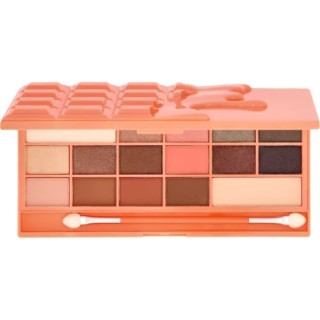 Makeup Revolution I Heart Makeup Paletka 16 cieni do powiek Chocolate Peach 3,66 g