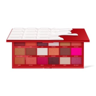 Makeup Revolution I Heart Makeup Paletka 18 cieni do powiek Chocolate Red Velvet 1 g