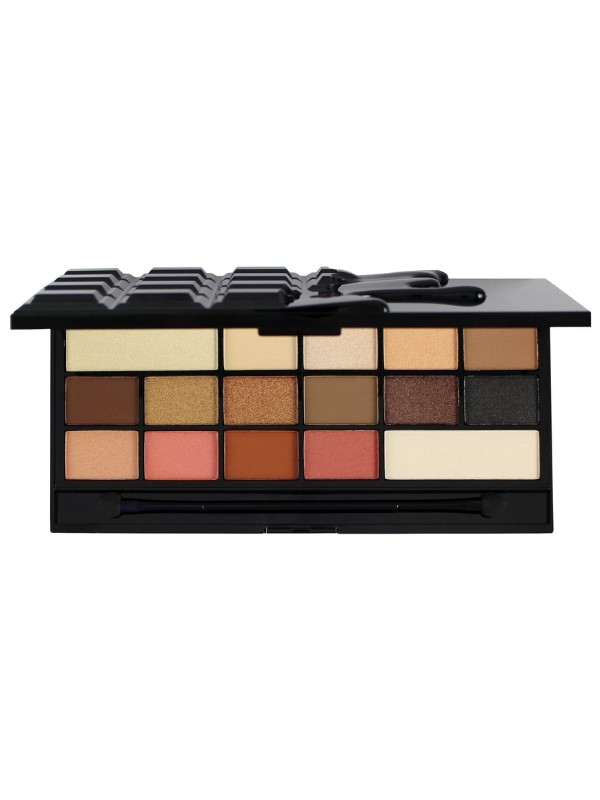 Makeup Revolution I Heart Makeup Palette mit 16 Lidschatten Chocolate Vice 3,66 g