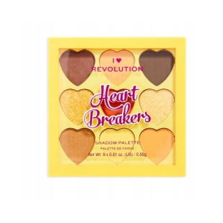 Makeup Revolution I Heart Revolution Palette mit 9 Lidschatten Heartbreakers Joy 0,55 g