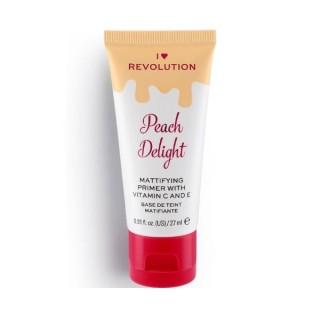 Makeup Revolution I Heart Makeup матуюча основа під макіяж Peach Delight 27 мл