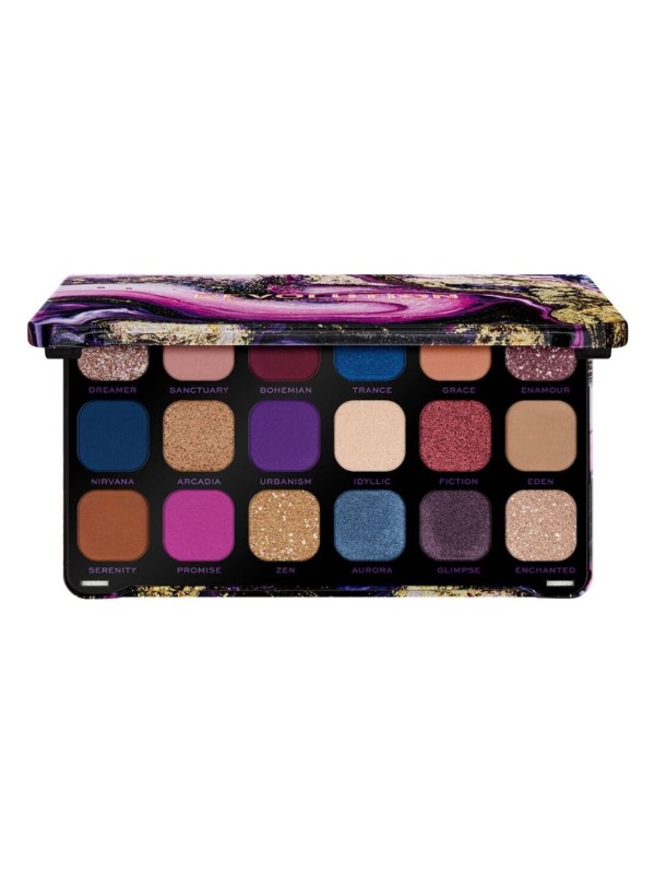 Makeup Revolution Palette mit 18 Lidschatten Flawless Eutopia 1,1 g