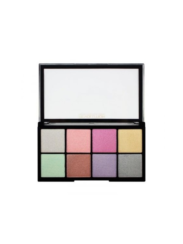 Makeup Revolution Ultra Cool Glow Palette of 8 face highlighters 5 g