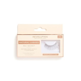 Makeup Revolution Natural Lashes Strip eyelashes / NO.1 /