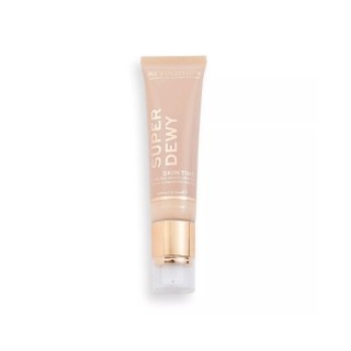 Makeup Revolution SuperDewy Coloring Feuchtigkeitsspendende Gesichtscreme Medium Light 50 ml