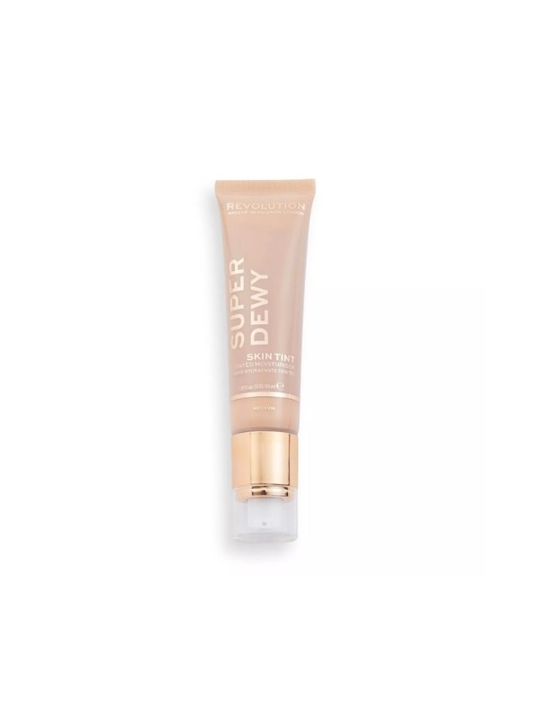 Makeup Revolution SuperDewy Coloring Hydraterende Gezichtscrème Medium Tan 50 ml