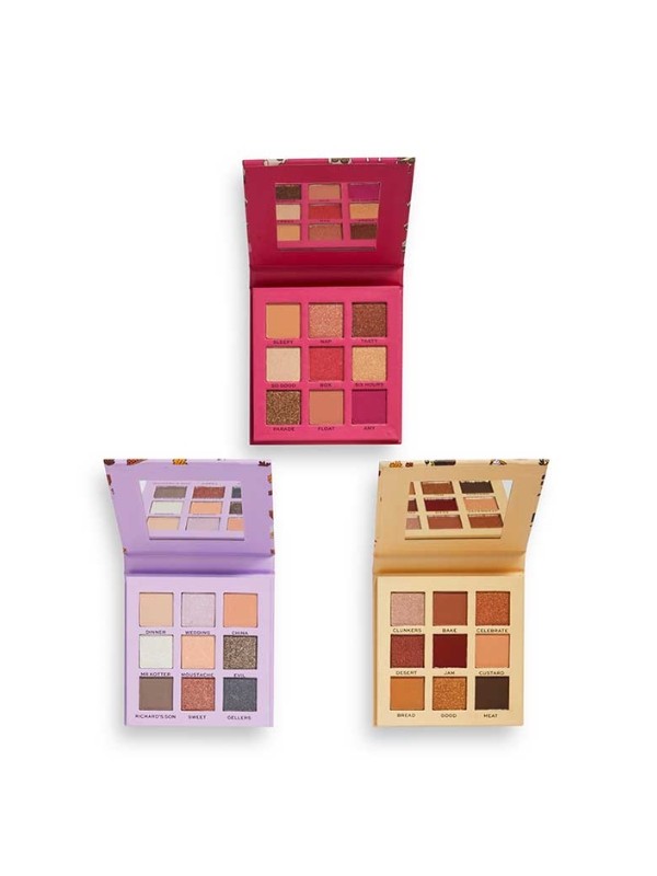 Makeup Revolution x Friends Set van 3 paletten voor 9 Giving's Eyes oogschaduws