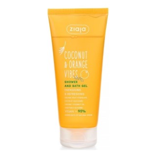 Gel douche énergisant et rafraîchissant Ziaja Coconut & Orange Vibes 200 ml Gel douche énergisant et rafraîchissant Ziaja Coconut & Orange Vibes 200 ml