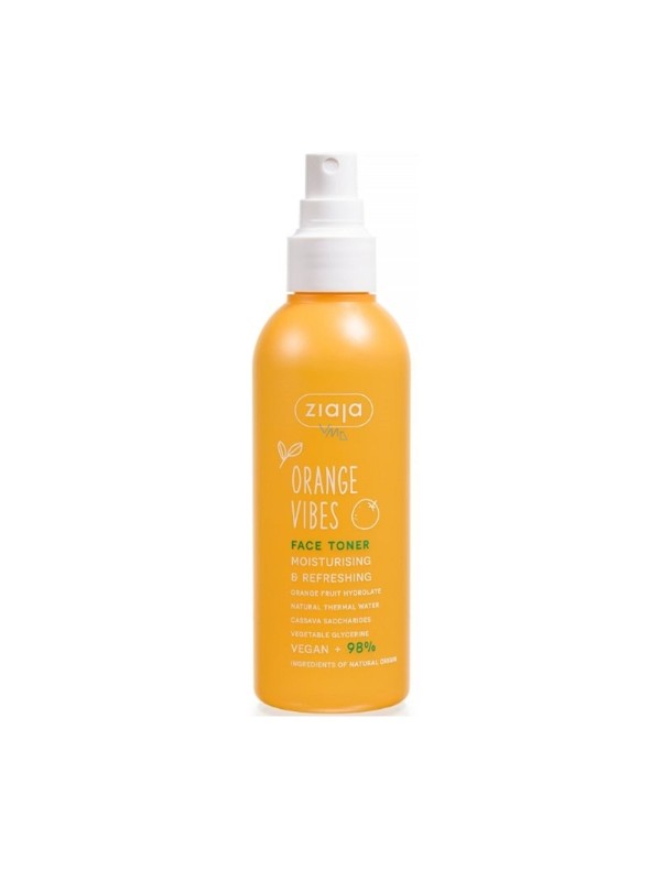 Ziaja Orange Vibes hydraterende en verfrissende gezichtstonic 190 ml