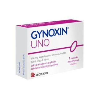 Gynoxin UNO Vaginal capsule 600mg 1 capsule