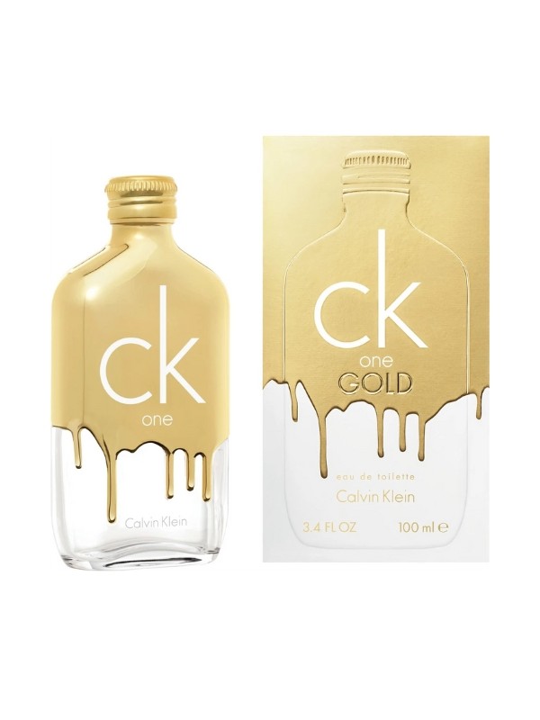 Calvin Klein Eau de Toilette voor dames en heren, Unisex One Gold 100 ml