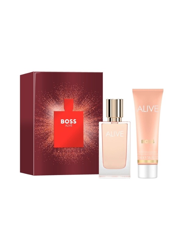 Hugo Boss Alive gift set: Eau de Toilette 30 ml + Body and hand lotion 50 ml