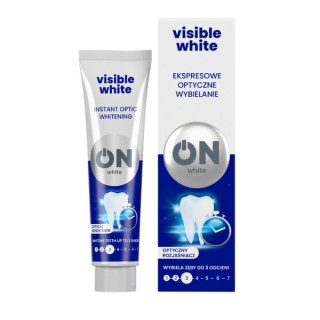 ON WHITE VISIBLE WHITE Toothpaste optical brightener 75 ml