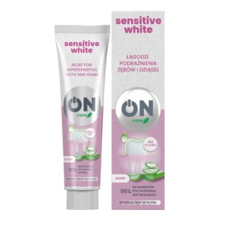 ON WHITE SENSITIVE WHITE Fluoride-free toothpaste with aloe 100 ml