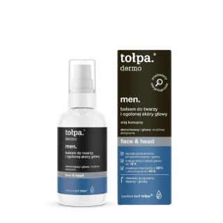 Tołpa Dermo Men Face&Head Balm für Gesicht und rasierte Kopfhaut 75 ml