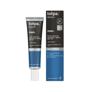 Tołpa Dermo Men Face&Head Beschermende crème voor gezicht en hoofd SPF25 40 ml