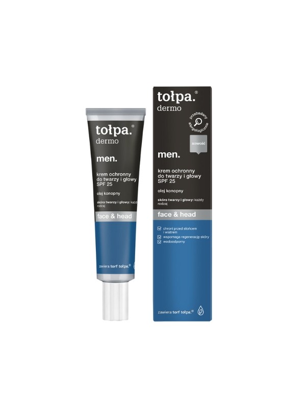 Tołpa Dermo Men Face&Head Protective cream for face and head SPF25 40 ml