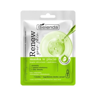 Bielenda RENEW YOUR SKIN Pflegende Maske mit Ceramiden und Schneckenschleim