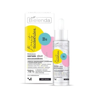 Bielenda Beauty Molecules Serum – Schuss für das Gesicht mit Niacinamid 30 g