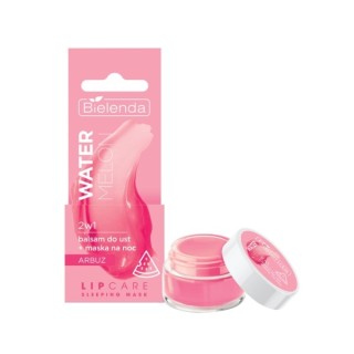 Bielenda Lip Care Slaapmasker Watermelon Mania 2in1 Lippenbalsem + nachtmasker