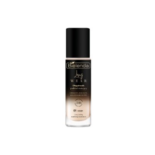 Bielenda LONG WEAR Long-lasting mattifying foundation 01 Ivory 30 ml