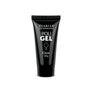 Claresa Poli Gel Żel budujący do paznokci Clear 30 g