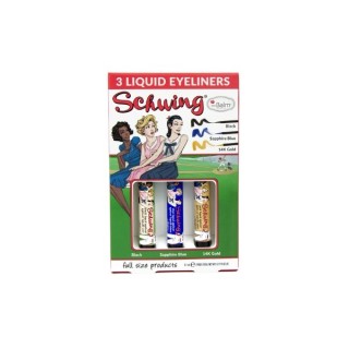 theBalm Schwing! Holiday Trio Set of three eyeliners: Black , Blue , Gold 3x1.7 ml