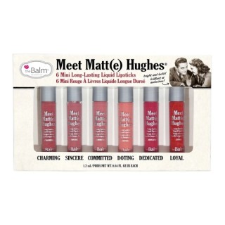 theBalm Meet Matte Hughes Mini Kit Набір із шести матових помад