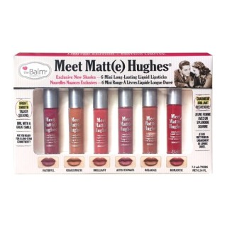 theBalm Meet Matte Hughes Mini Kit Набір із шести матових помад