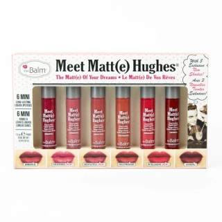 theBalm Meet Matte Hughes Mini Kit Flüssig-Lippenstift-Set /12/