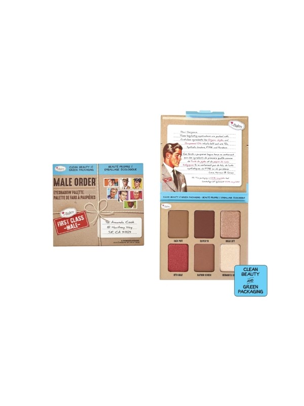 theBalm Male Bestel Palet van 6 Oogschaduw Eerste Klasse 13,2 g