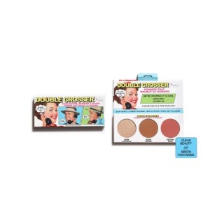 theBalm C&G Double Crosser Trio Palette: Bronzer + Rouge + Highlighter 5 g