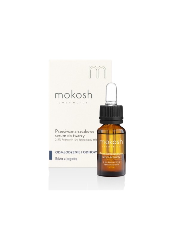 Serum для обличчя Mokosh 5 % Retinol H10 and Retinoate Rose 10 ml