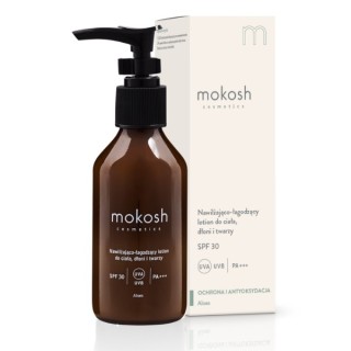 Mokosh moisturizing and soothing Lotion for body, face and hands SPF30 Aloe 100 ml