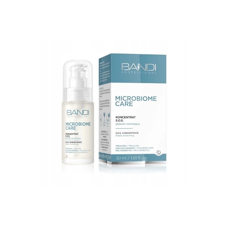 Bandi Microbiome Care SOS Diep Hydraterend Gezichtsconcentraat 30 ml