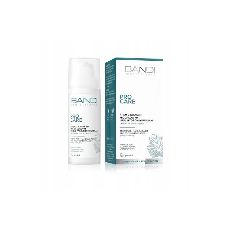 Bandi Pro Care gezichtscrème met amandelzuur en polyhydroxyzuren 50 ml