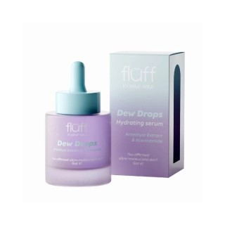 Оздоровлююча Serum для обличчя Fluff Dew Drops з аметистом і ніацинамідом 30 мл