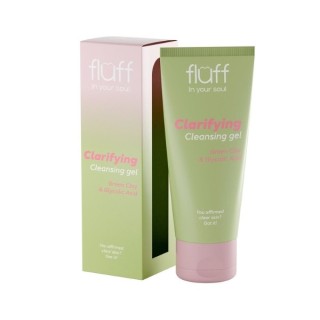 Fluff Gezichtsreinigingsgel met groene klei en glycolzuur 100 ml