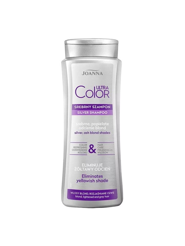 Joanna Ultra Color Shampoo für Haare mit silbernen blond 400 ml
